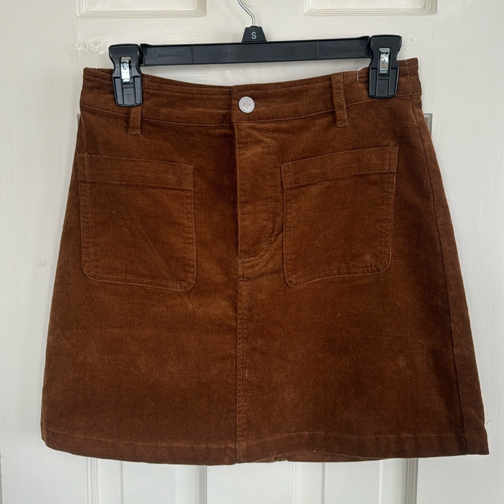BP Brown Corduroy Skirt